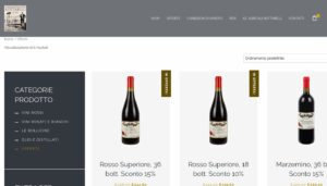 winery ecommerce offerte