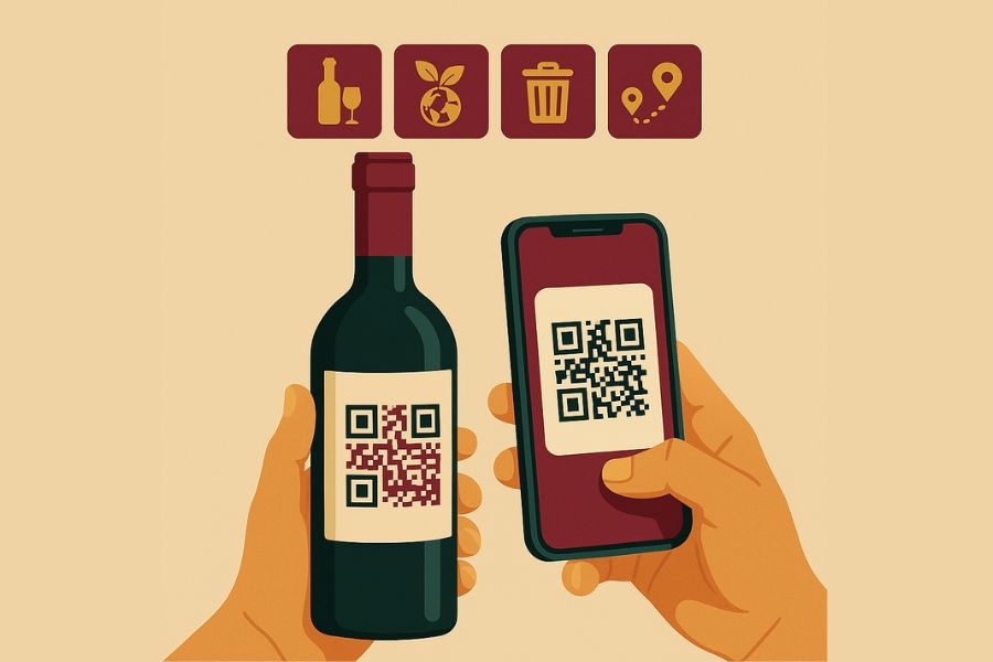 Etichettatura digitale Winery